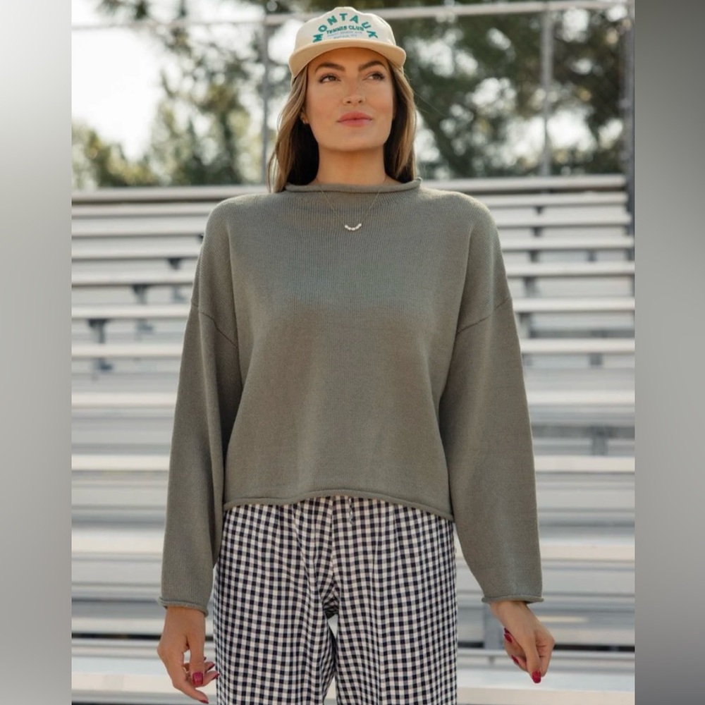 Roolee Rolled Hem Sweater